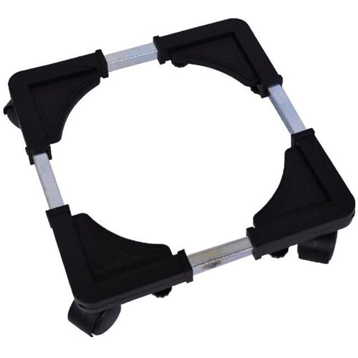 Socle Mobile multifonctionnel avec 4 roues réglables pour lave-linge réfrigérateur sèche-linge 32x32 cm