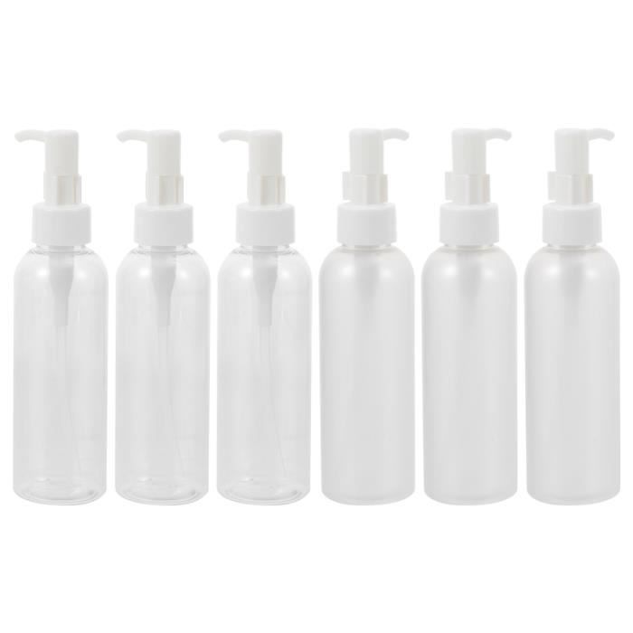 Ensemble de bouteilles de voyage anti-fuite, 6 pièces