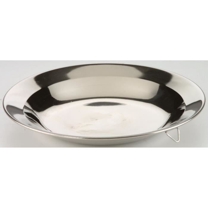 IBILI 711224 Assiette INOX Argent 24.5 x 3.0 cm