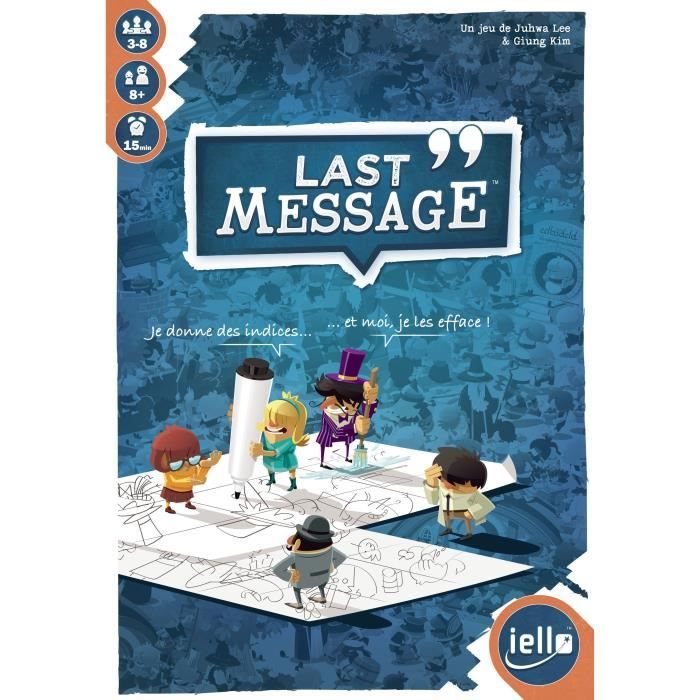 last message - jeu de société - ambiance - dès 8 ans - iello