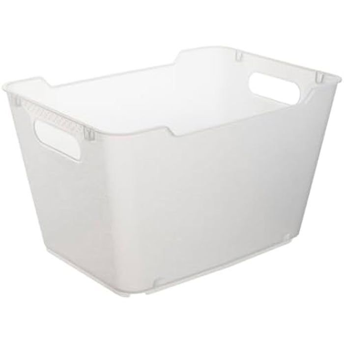 Boîte De Rangement Keeeper Emil 30L Avec Système D’Empilage - Transparent 44,5 X 34,5 X 27 Cm