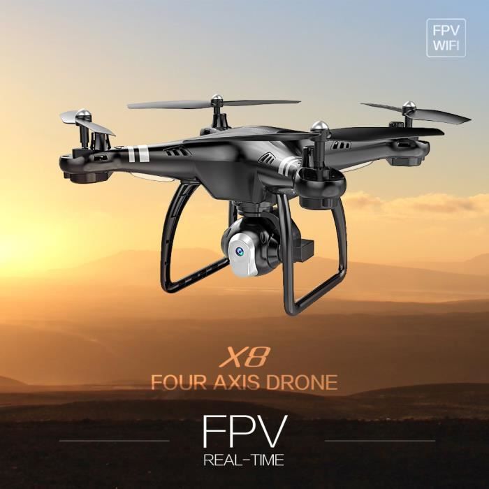 Dongmingtuo X8 drone FPV 2.4G 720P Camera Wifi Altitude Tenir RC Quadcopter Cdiscount Jeux Jouets