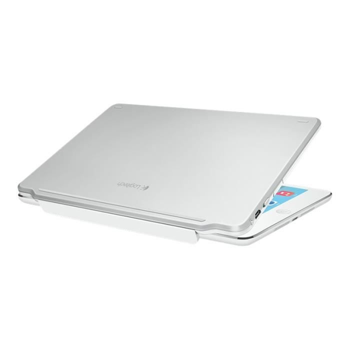 Logitech Ultrathin – Clavier et étui – Bluetooth – français – argenté(e) – pour Apple iPad mini  iPad mini 2