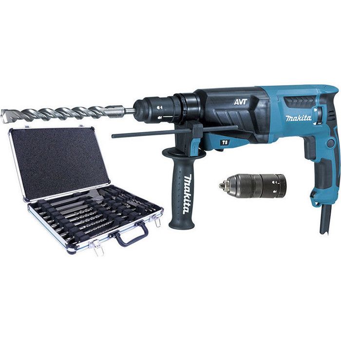 Marteau perforateur burineur MAKITA HR2631FT12 pour SDS Plus + Coffret D 42444 - vue 3