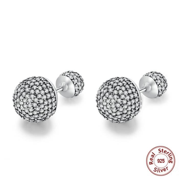 Merrill Argent 925 1000 Boucles D Oreilles Boule Double Avec Swarovski Elements Cristaux Pour Femme Achat Vente Boucle D Oreille Merrill Argent 925 1000 Bou Femme Argent Cristaux Swarovski Elements Prolongation Soldes