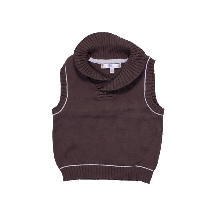 Pull Bebe Garcon Kiabi 9 Mois Marron Hiver Vetement Bebe Marron Cdiscount Pret A Porter