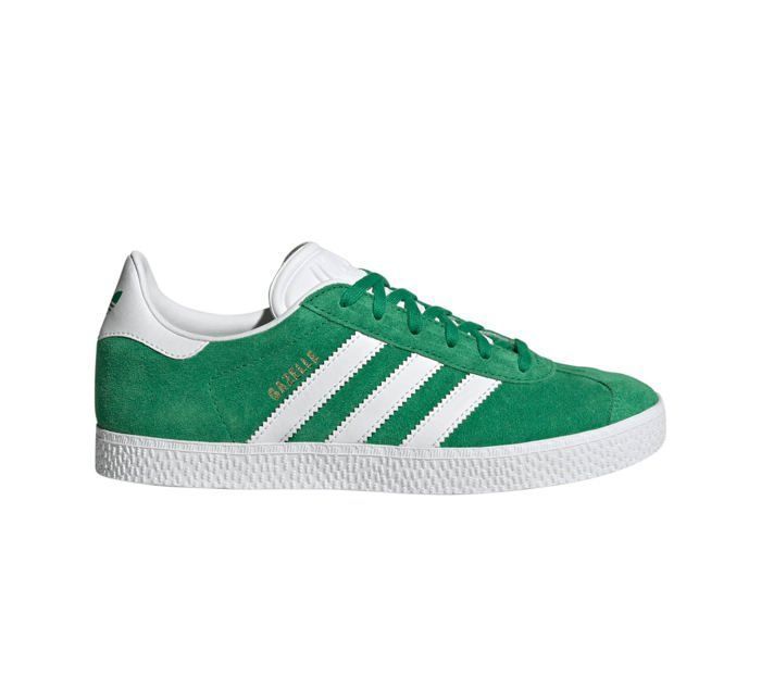 Chaussures Adidas Gazelle J pour Enfant Vert Talon Plat Lacets Vert Cdiscount Chaussures