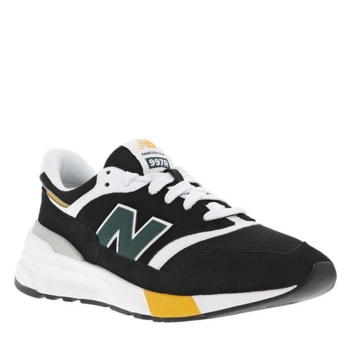Baskets basses - NEW BALANCE - 997 cuir nubuck - Homme - Lacets - Noir