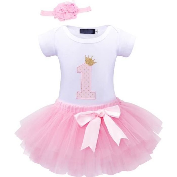 Robe pour nouveau-né et fille  Tenue princesse pour anniversaire