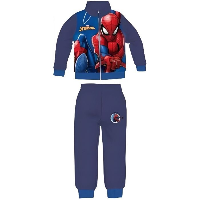 Jogging Spiderman enfant news Bleu Cdiscount Pr t Porter