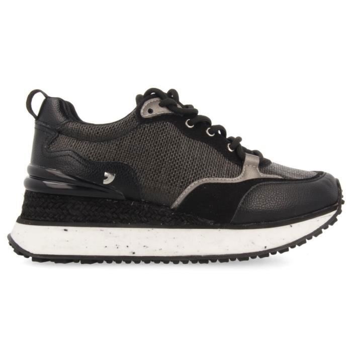 Baskets femme Gioseppo Ludell noir 40 Lacets Compens