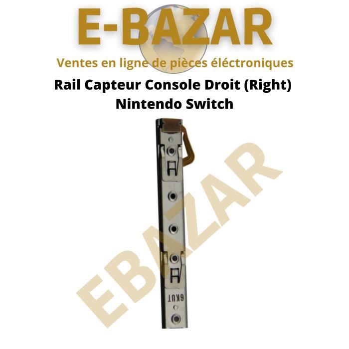 Rail Console Droite pour Nintendo Switch - EBAZAR - Capteur de Remplacement - Noir