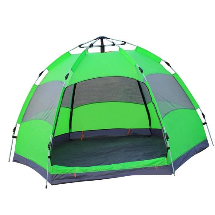 Tente Dôme Pop-up Ergocar 3-4 Personnes - Imperméable, Anti-UV, Double Couche | Camping Et Randonnée