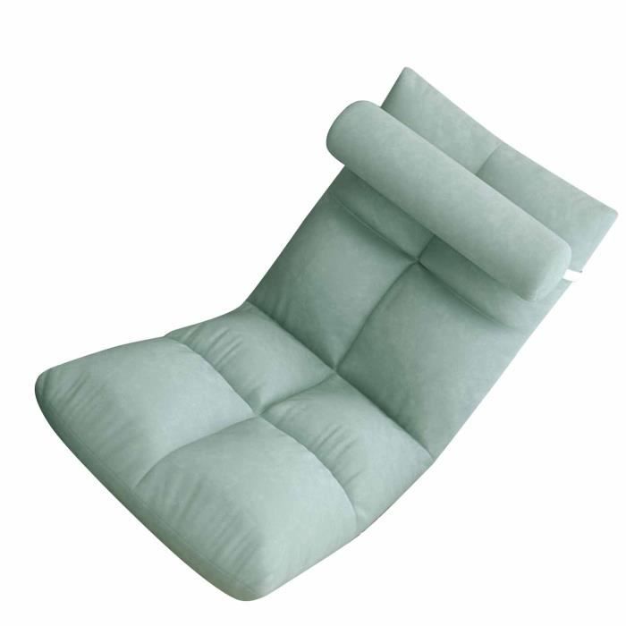 OMABETA Chaise de sol pliable avec dossier ajustable Fauteuil canapé pour adulte