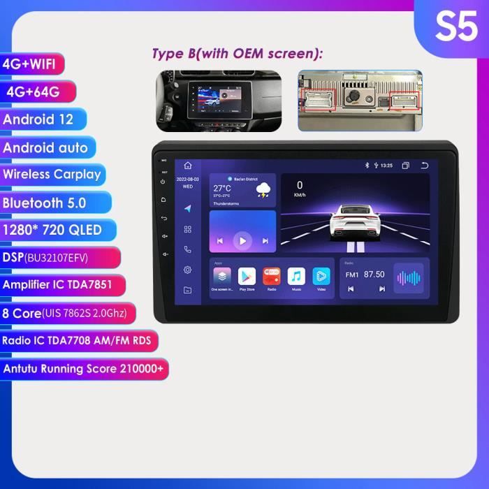 2G 64G podofo 10,1 inch autoradio voor Renault Clio 4 2012