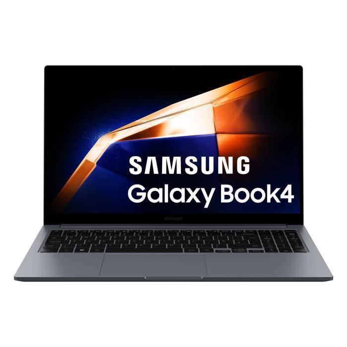 PC Portable – SAMSUNG – Galaxy Book4 – 156 – Intel Core i5U – 8Go RAM – 256Go SSD – Intel Graphics – AZERTY – Gris
