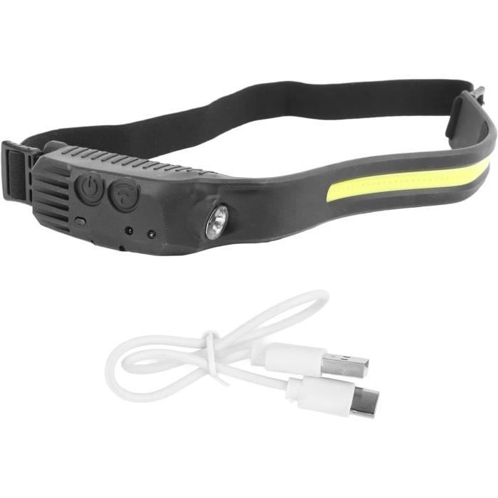Bandeau Lumineux LED Rechargeable – 3 Niveaux De Luminosité, Tricot Chaud – Idéal Pour Course, Randonnée, Sécurité Nocturne