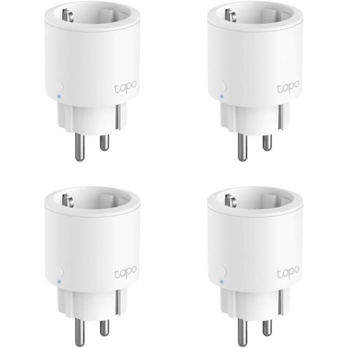 Pack De 2 Prises Connectées Tapo Matter - 16A - Suivi Conso - Compatible Alexa/Google - Type E