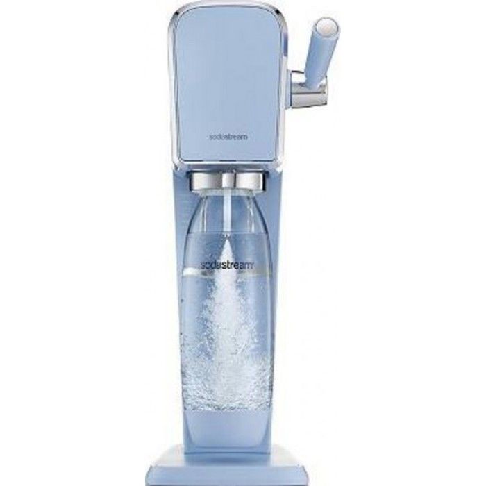 Machine à soda - Sodastream - ART - Bleu Pastel - Gazéification de leau - 1L par bouteille