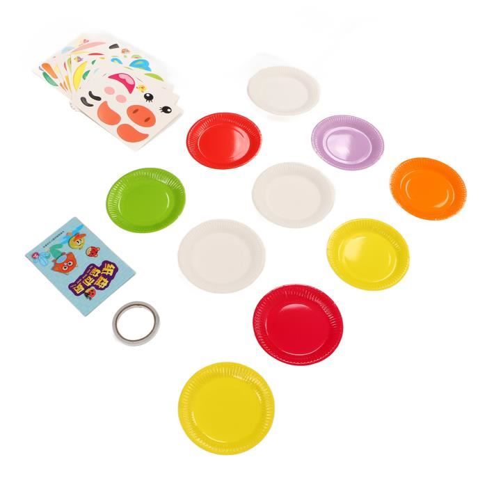 Assiettes Vintage Lot De 16 Assiettes En Carton Jetables Pour Fête Prénatale De 17,8 Cm Assiettes Jetables Anniversaire