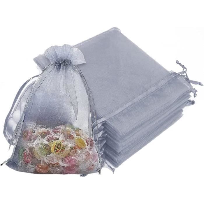 Lot De 50 Sachets Organza 13x17 Cm - Pour Bijoux, Dragées, Cadeaux, Mariage, Neuf Avec étiquettes
