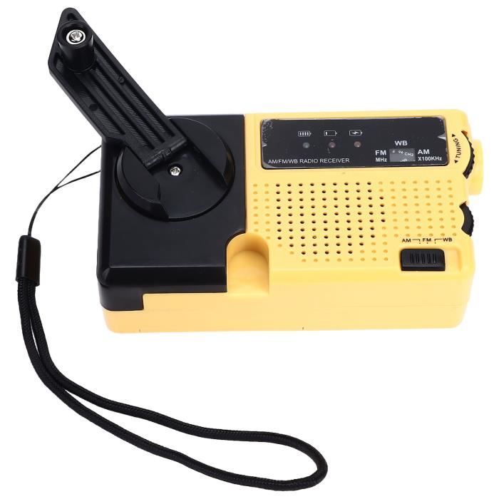 Radio D'urgence GPX – Lampe LED – AM/FM – Idéale Sécurité – Neuf