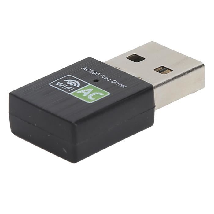 Adaptateur Réseau USB WiFi Bluetooth Dongle 600Mbps Clé WiFi Double Bande 2.4-5.8GHz Bluetooth 4