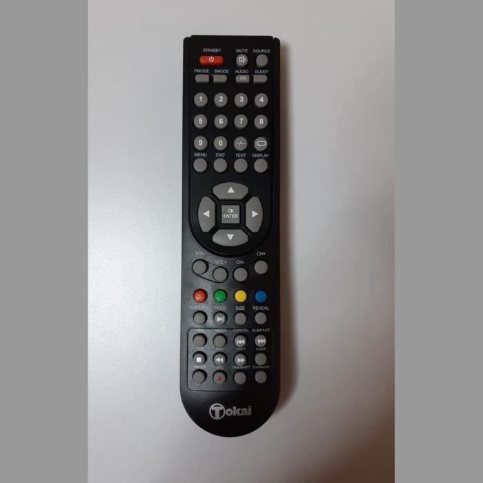 Télécommande De Remplacement Pour Téléviseur Tokai TTE50B5644K / TTE-50B5644K - Neuf
