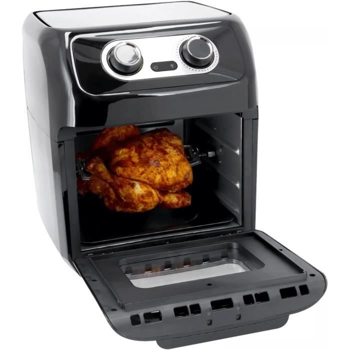 Friteuse Sans Huile Just Perfecto Amy 3.5L 1200W – Avec Plaque Grill – 7 Programmes, Panier Lave-vaisselle – Vert