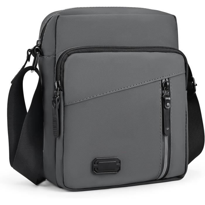 Sacoche Messager Homme En Toile – 29x13x31 Cm, Bandoulière Réglable, Pour Ordinateur Portable Jusqu'à 15,6 Pouces - 4