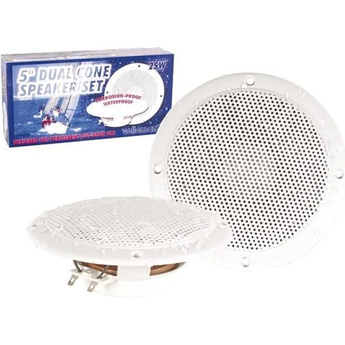 Paire Hp Haut Parleur Etanche Encastrable 80w Enceintes Avis Et
