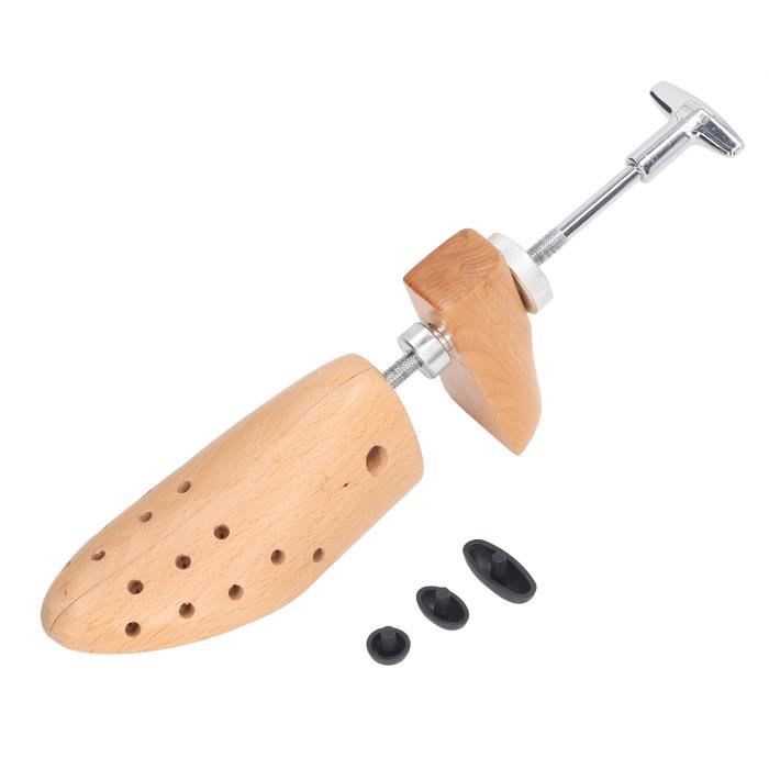 1pcs d'embauchoir en bois réglable Taille 34-38 Multicolor