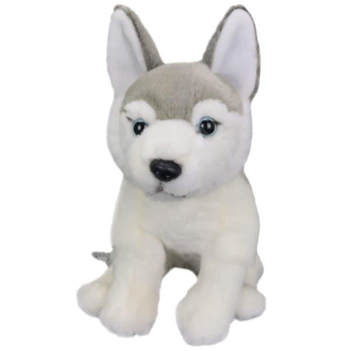 1 Pc Imitation Husky Chien Poupee Dessin Anime Simule Adorable Peluche Jouet Animal Pour La Maison Enfants Poupee Achat Vente Poupee Cdiscount