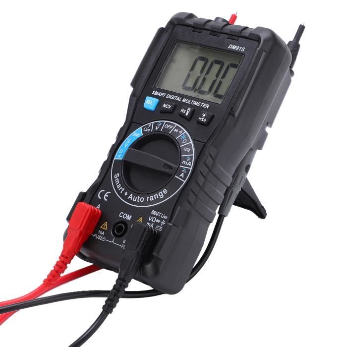 Pince Ampèremétrique Numérique TRMS Neoteck - Multimètre Professionnel 4000 Counts AC 600A Avec NCV Et Rétroéclairage - Pour électriciens Et Bricoleurs