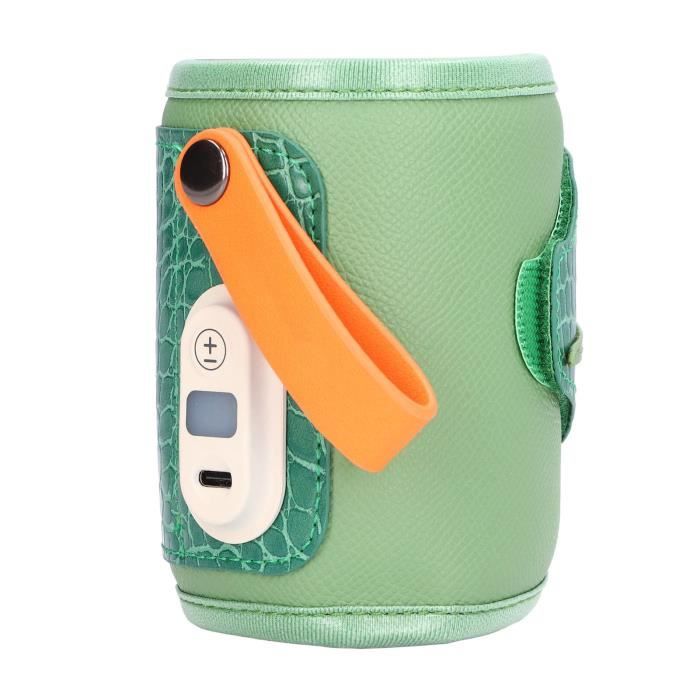 Chauffe-Biberon Portable 18W USB – Chauffage Rapide 35-55°C Réglable 20 Niveaux – Idéal Voyage & Maison