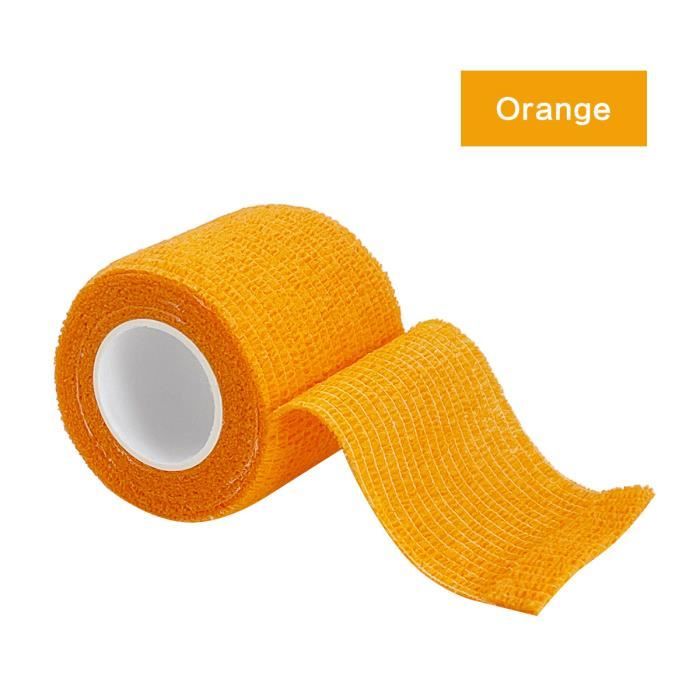 Lot De 12 Bandes Cohésives Élastiques 5 Cm X 4,5 M - Bandage Sportif Auto-Adhésif Pour Blessures & Soutien