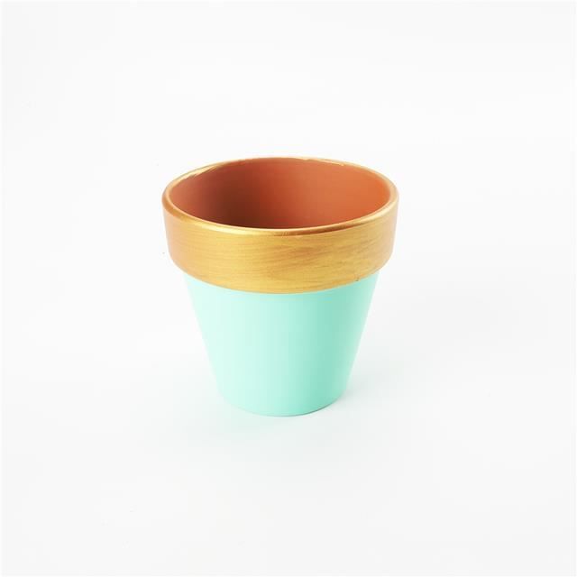 Lot De Pots De Fleurs Déco - Terre Cuite Et Bois Naturel - Thème Cactus - Pour Terrasse - Occasion