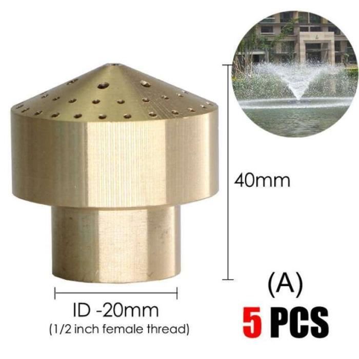 Buse De Fontaine, Fontaine De Piscine Creusée, Buse De Fontaine En Cuivre Bec De Pulverisation Decoratif Buse De Chute Pour Decoration De Fontaine D 94207048