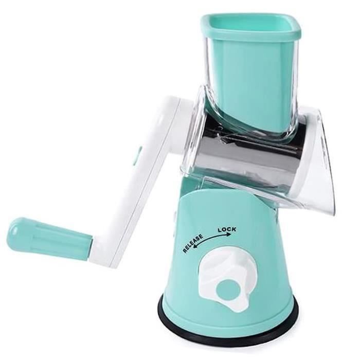 Râpe à Fromage Manuelle Rotative TOSSPER - Tambour En Acier Inoxydable, Poignée Ergonomique - Pour Cuisine - 10