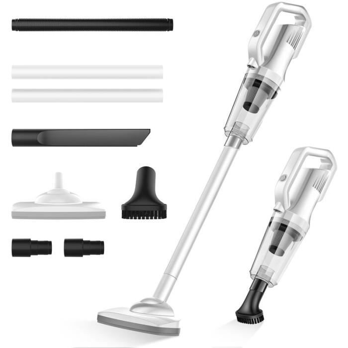 Aspirateur balai - MARQUE - Modèle - 12000 Pa - Batterie 6000 mAh - Éclairage LED avant