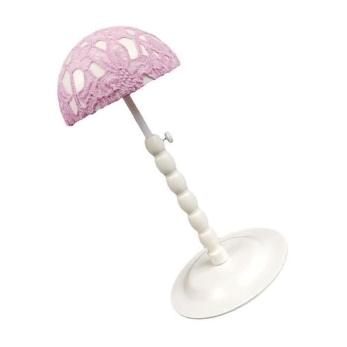 Présentoir Chapeau Métal 26cm Perruques Casquettes Décoration