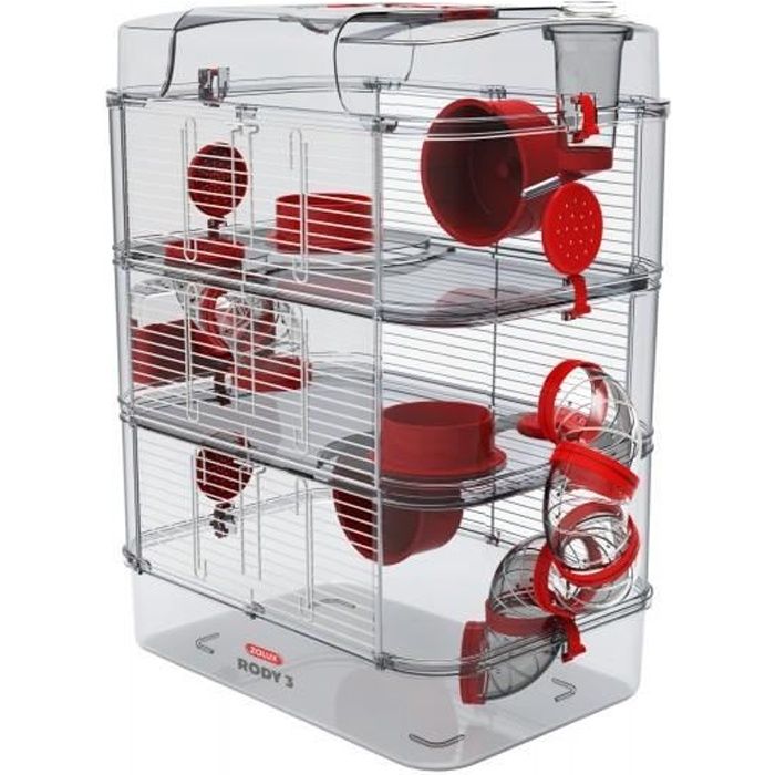 Cage souris hamster Panas Colour 80 grise - Zolux - Animal Valley