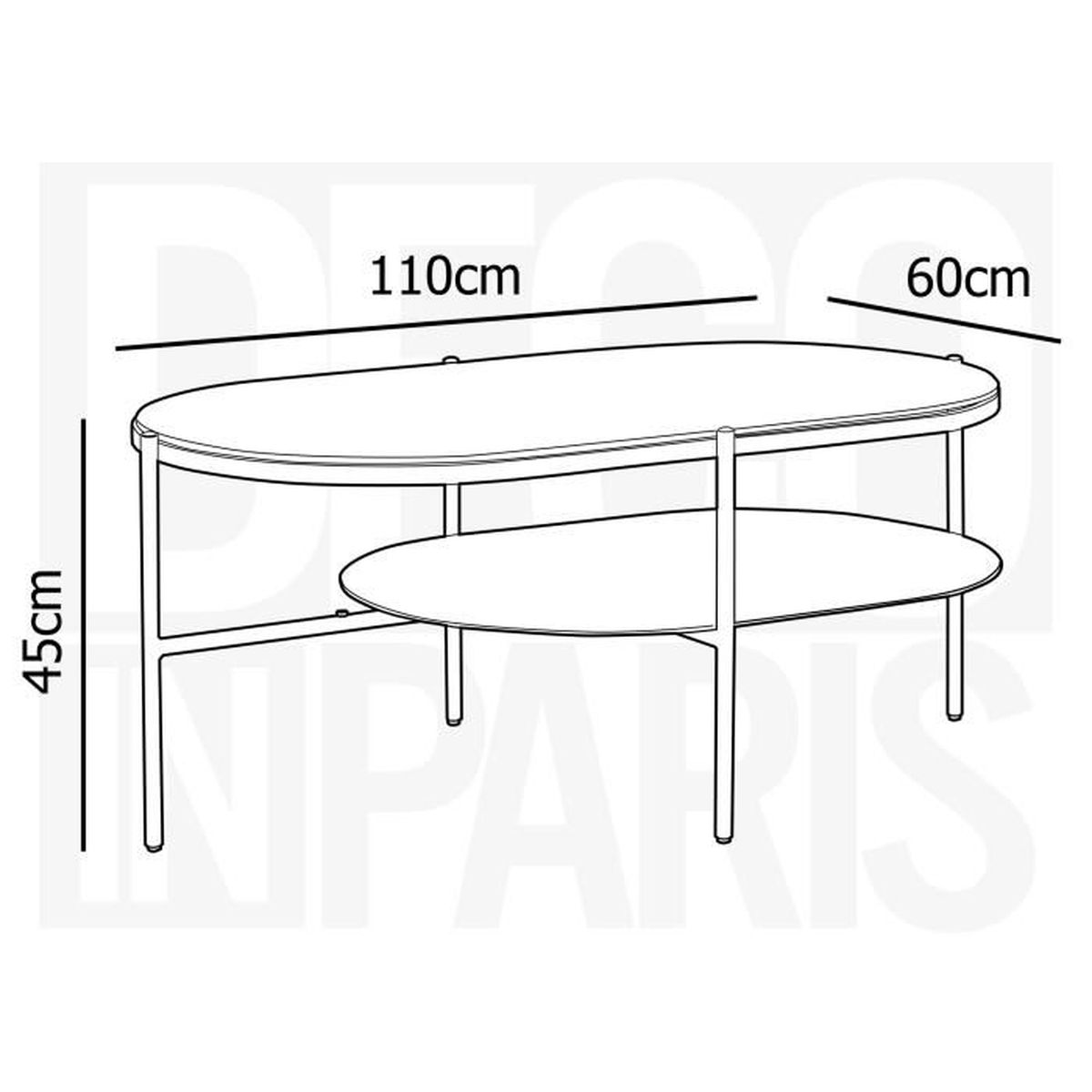 Table Basse Ovale En Verre Et Metal Noir Brewen Achat Vente Table Basse Table Basse Ovale En Verre Cdiscount