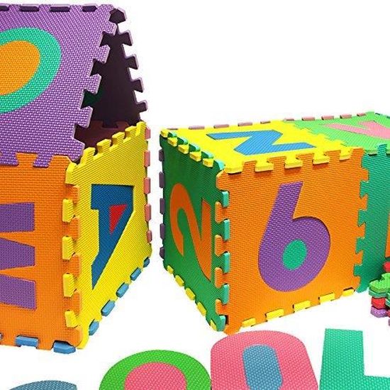 36 Tapis De Sol EVA Alphabet Russe - Puzzle Mousse Éducatif Pour Enfants - Imperméable