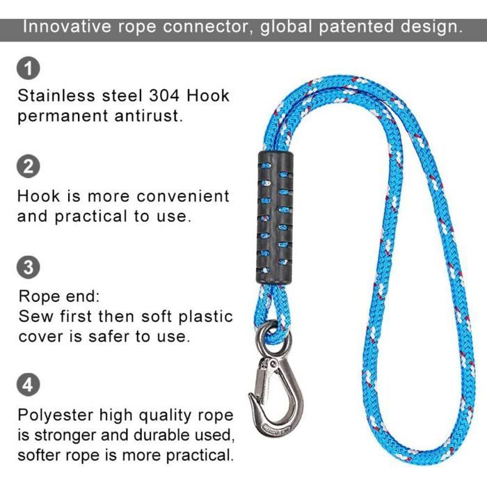 Corde d'escalade Beal Wall Master VI 30 m - 10.5 mm Bleu pour les clubs et collectivités | Decathlon Pro Corde d'escalade Beal Wall Master VI 30 m - 10.5 mm Bleu pour les clubs et collectivités | Decathlon Pro