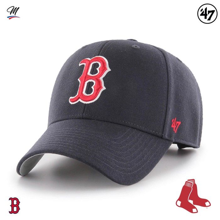 Casquette Boston Red Sox 47 Black - Taille Jeune Snapback MLB