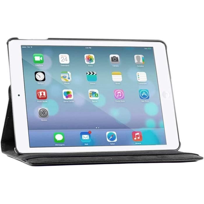 Housse Étui Coque Support Rotatif 360° Pour IPad Air 9.7" 6ème Génération 2018 - Argent