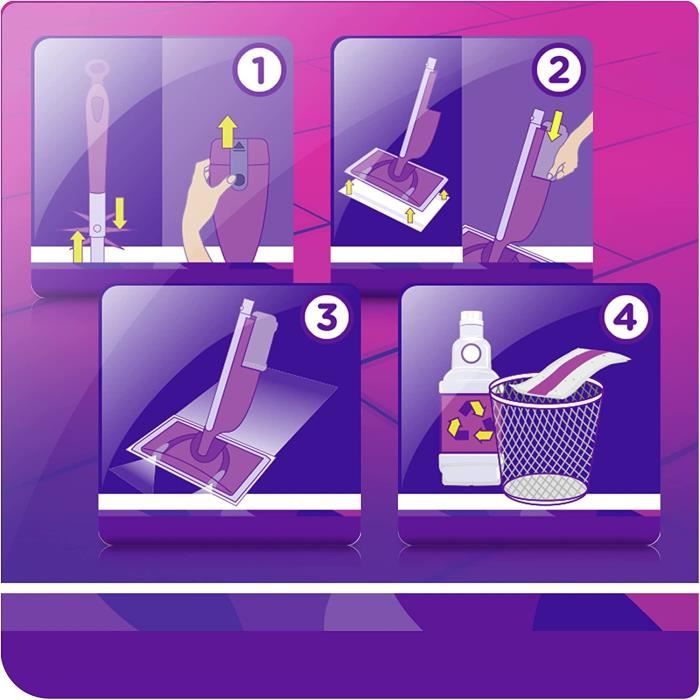 10PCS Lingettes Reutilisable Pour Swiffer Lingettes Reutilisable Réutilisables Microfibre Serpillières