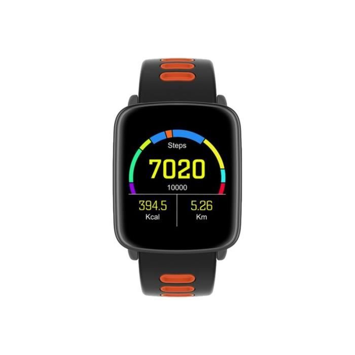 Prixton Waterproof SWB25 Noir montre intelligente avec bande de