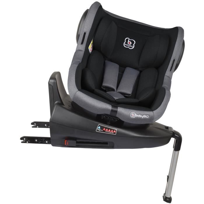 Siege auto Iso 360 isofix pivotant groupe 0 1 noir babygo Achat Vente siege auto Siege auto Iso 360 isofix pivotant groupe 0 1 noir babygo Cdiscount